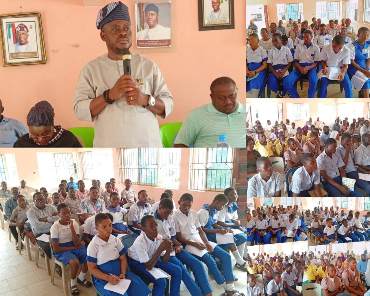 Oyo ALGON Chairman, Sikiru Sanda, Pledges Support For Education, Launches Anti-Cultism Drive In Schools